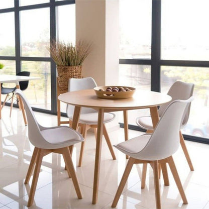 Silla Tapizada Vernaza Blanco