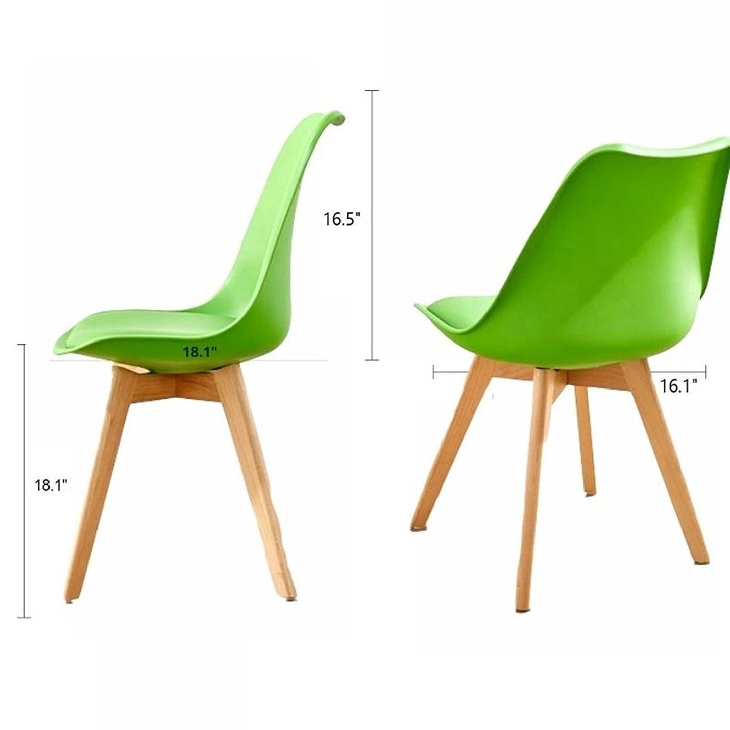 Silla Tapizada Vernaza Verde