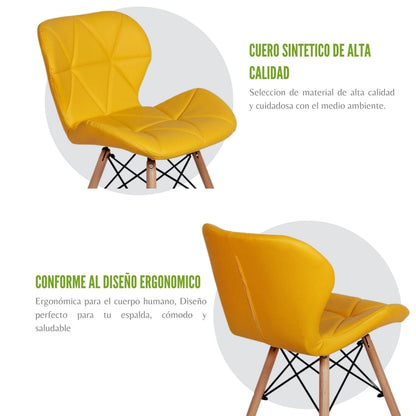 Silla Mariposa Amarillo