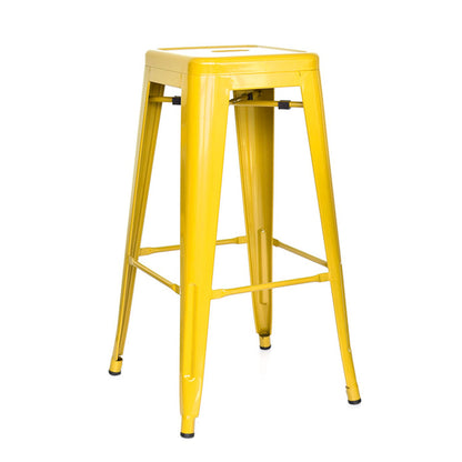 Silla de Barra Metalica Amarillo