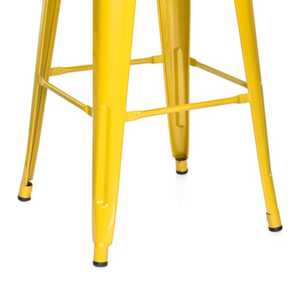 Silla de Barra Metalica Amarillo