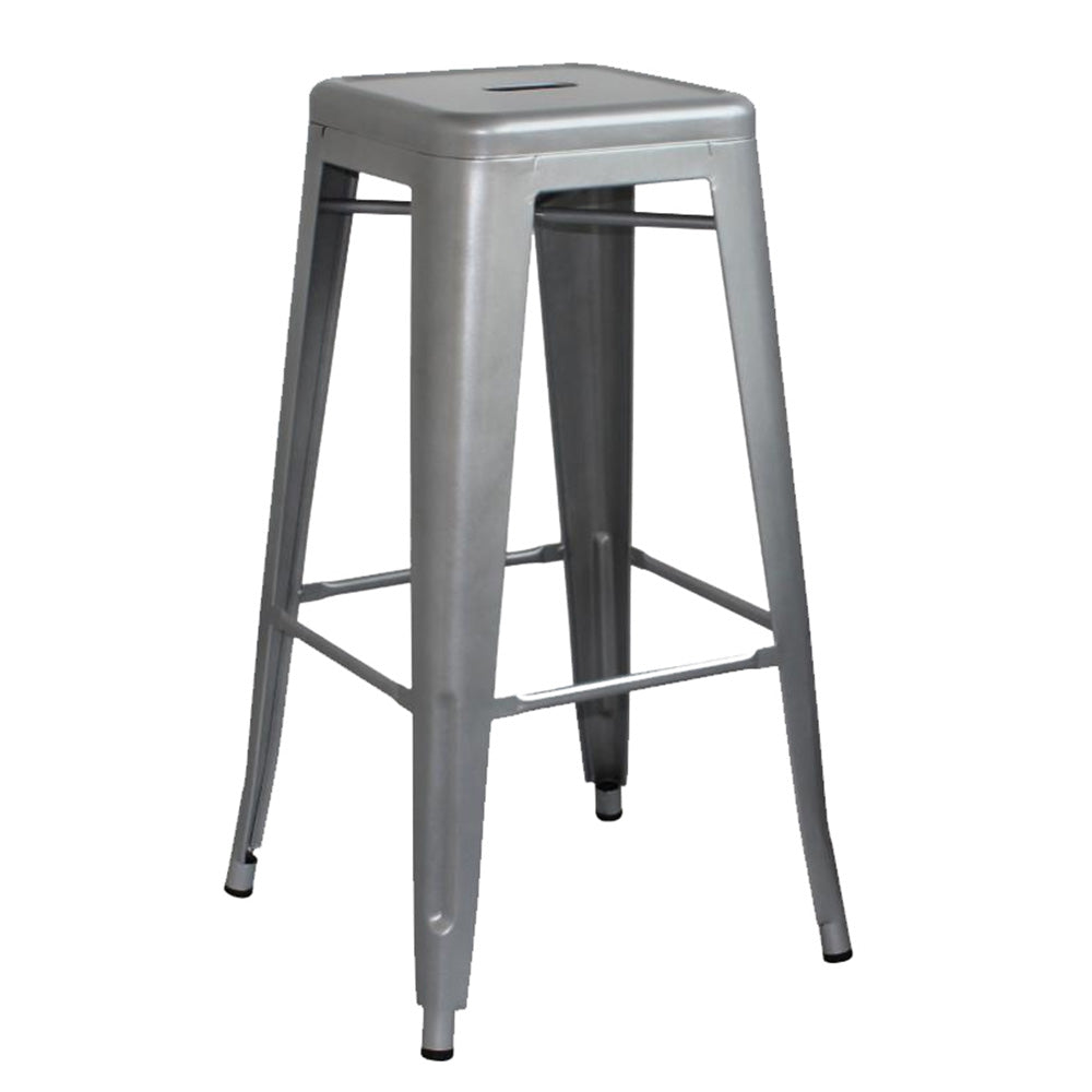 Silla de Barra Metalica Gris