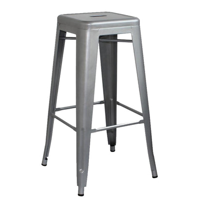 Silla de Barra Metalica Gris