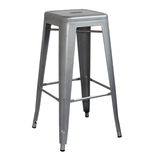 Silla de Barra Metalica Gris