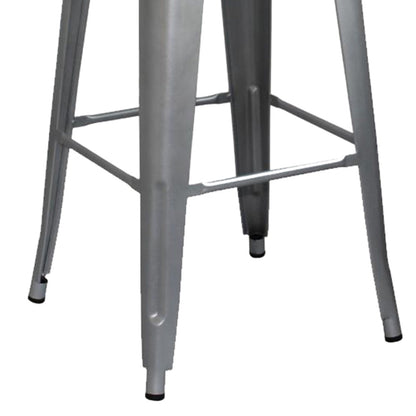 Silla de Barra Metalica Gris