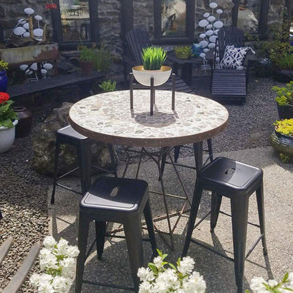 Silla de Barra Metalica Negro