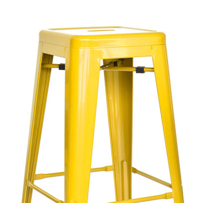 Silla de Barra Metalica Amarillo