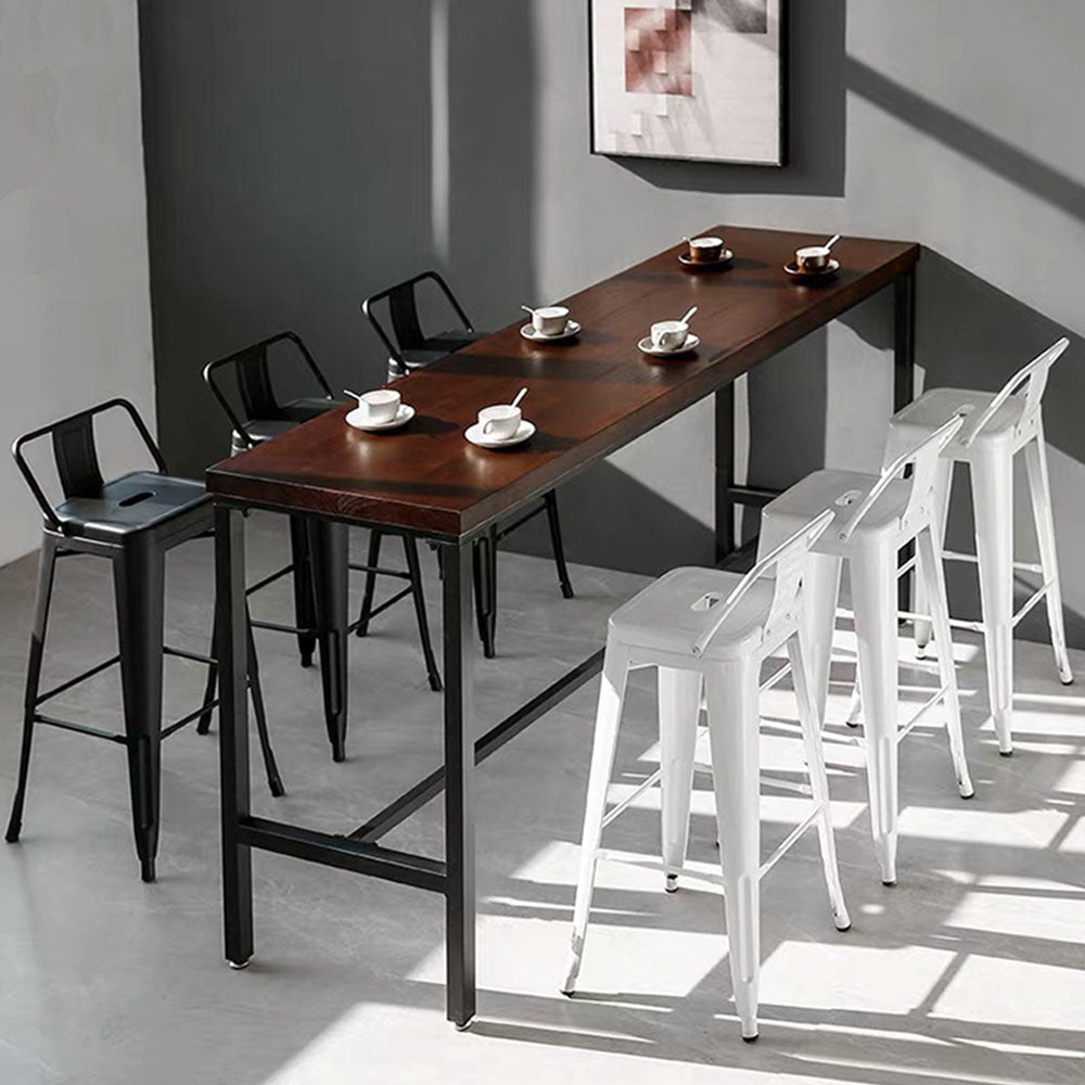 Silla de Barra Metalica Espalda Blanco