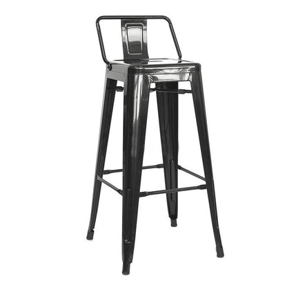 Silla de Barra Metalica Espalda Negro