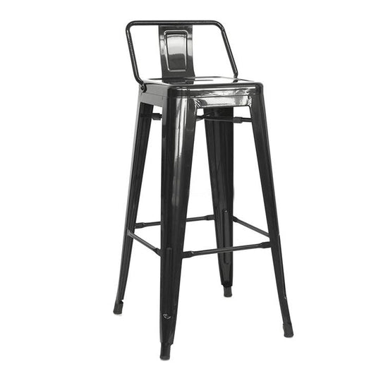 Silla de Barra Metalica Espalda Negro