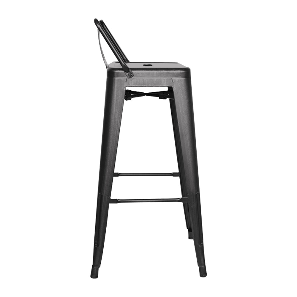 Silla de Barra Metalica Espalda Negro