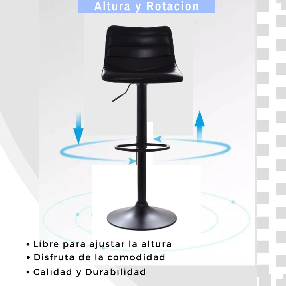 Silla de Barra Muriel Negro