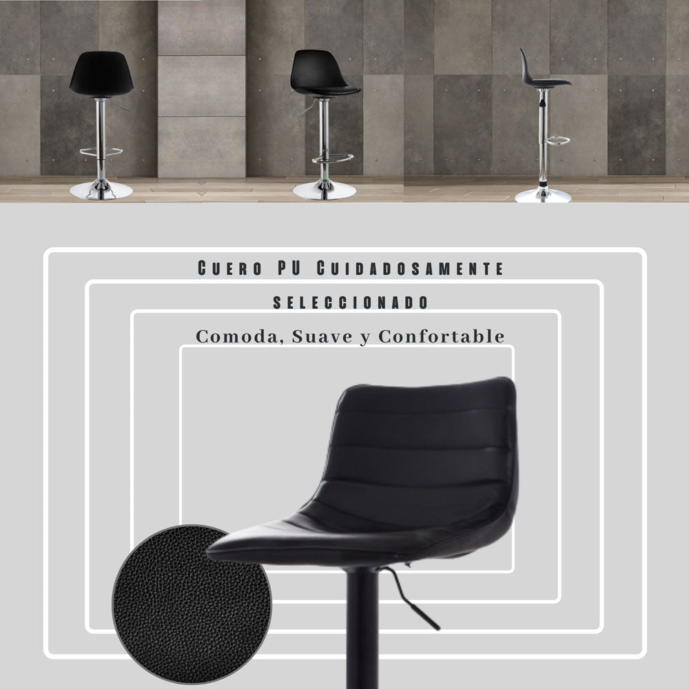 Silla de Barra Muriel Negro