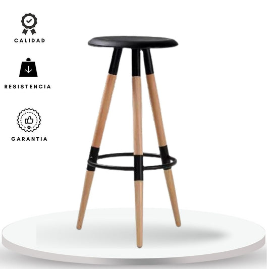 Silla de Barra Tantra Negro