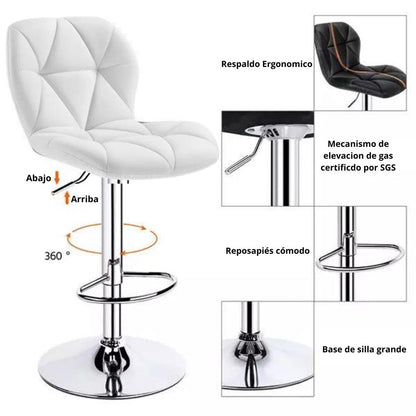 Silla de Barra Mariposa Blanco