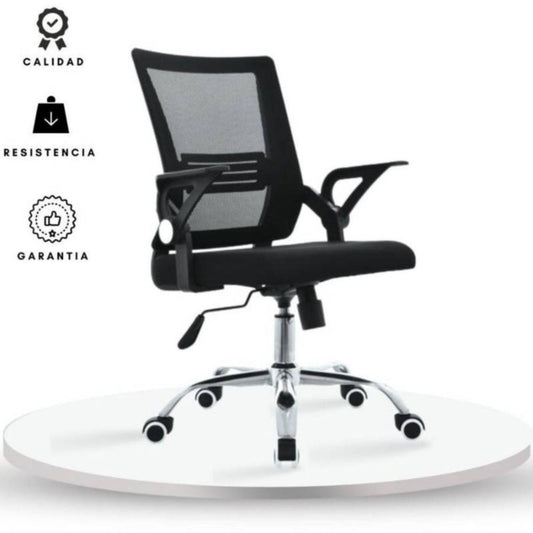 Silla De Oficina Media Niuk Negro