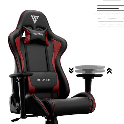 Silla Gamer Direr Negro Rojo