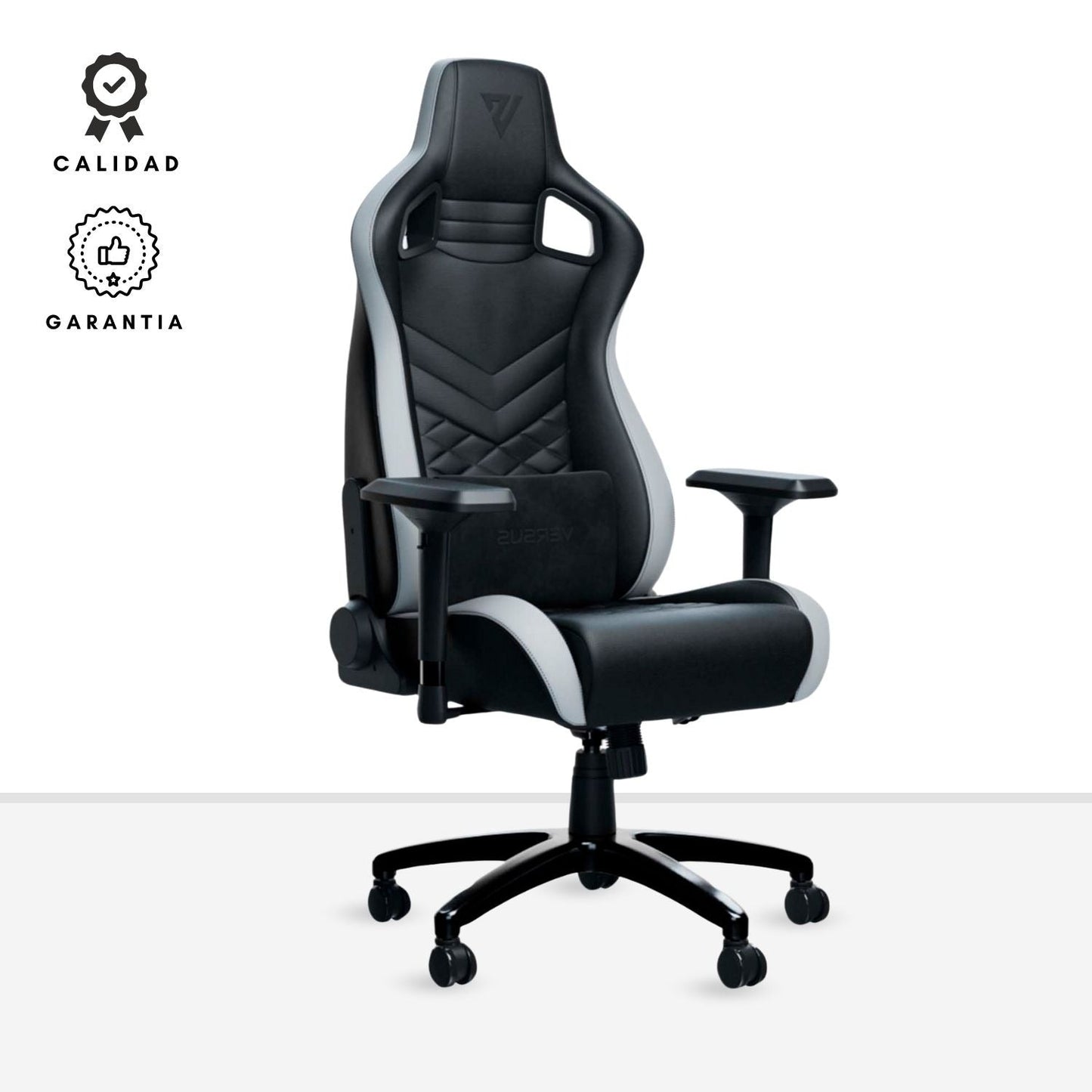 Silla Gamer Terra Negro Blanco