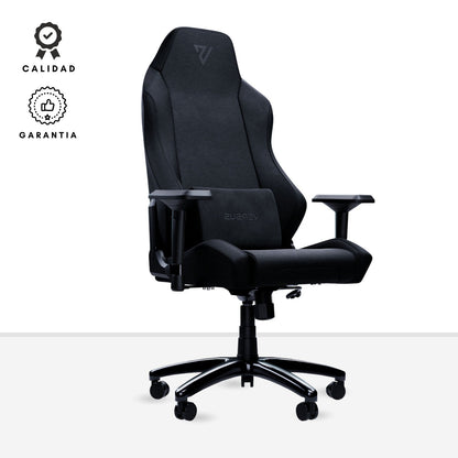 Silla Gamer Verdo Gris Terciopelo