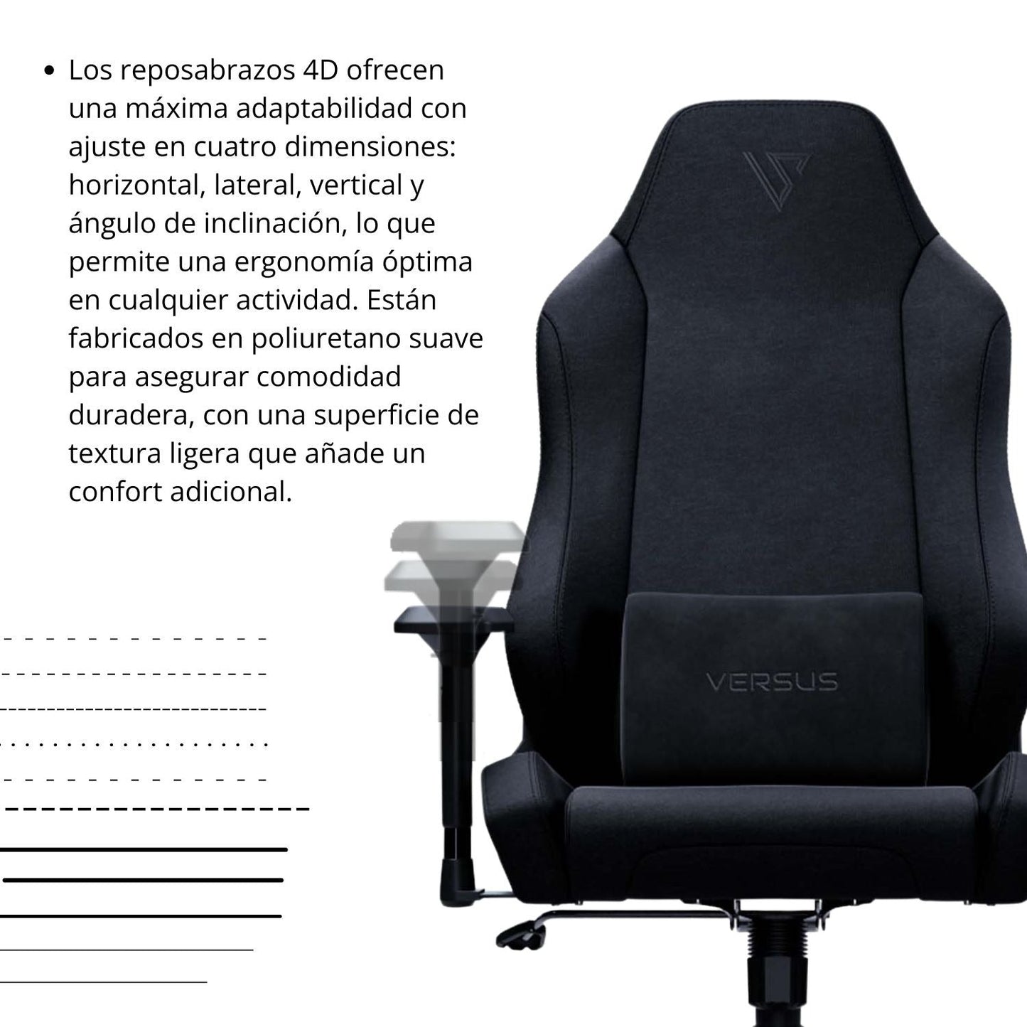Silla Gamer Verdo Gris Terciopelo