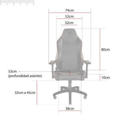 Silla Gamer Verdo Gris Terciopelo