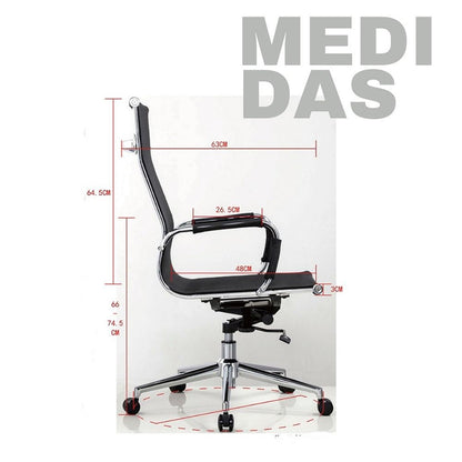 Silla De Oficina Alta Negro