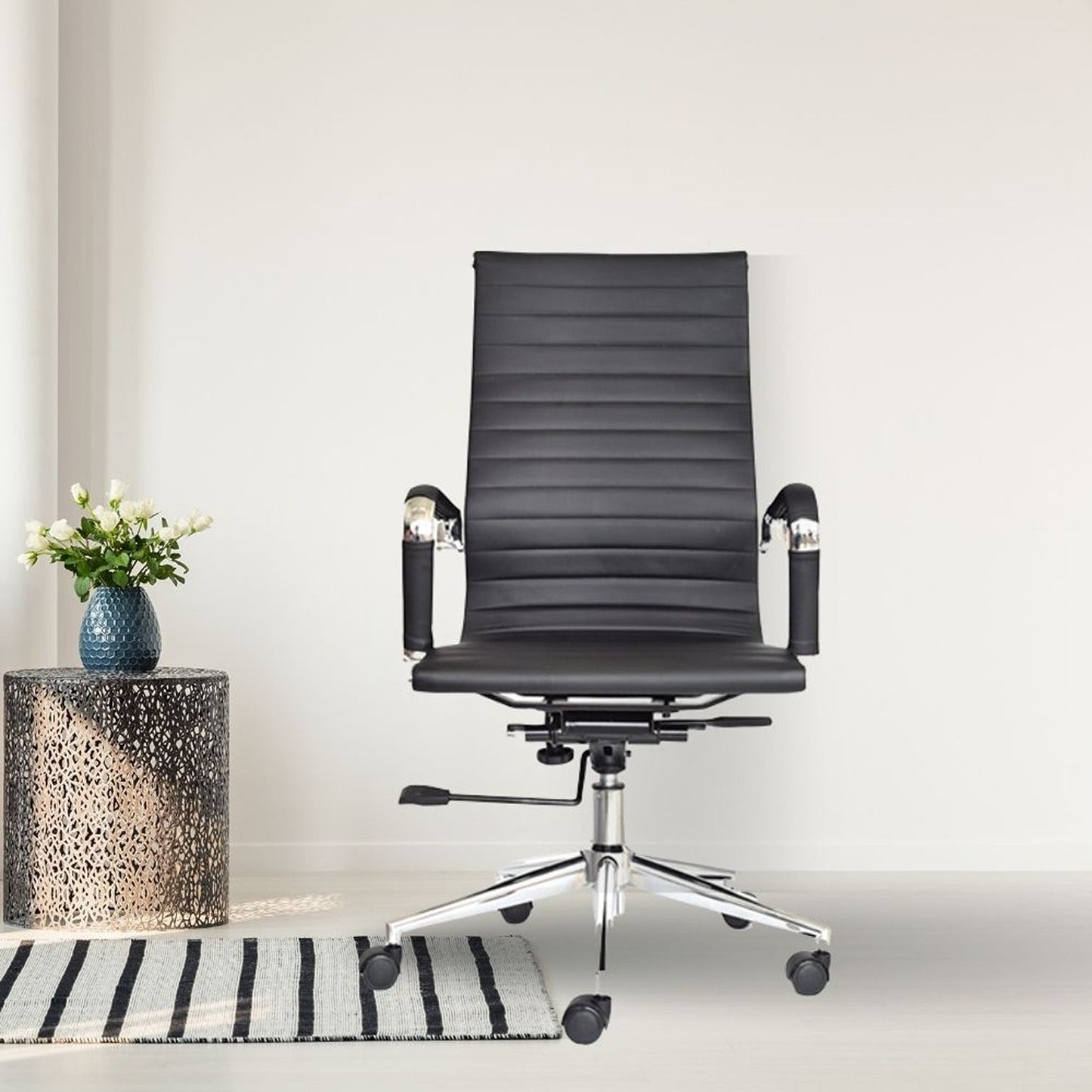 Silla De Oficina Alta Negro