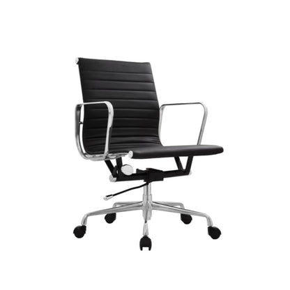 Silla De Oficina Premium Media Negra
