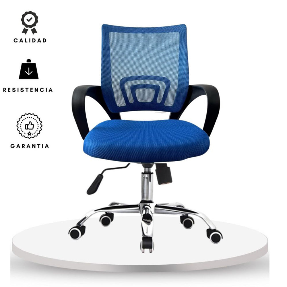 Silla De Oficina Berlin Azul