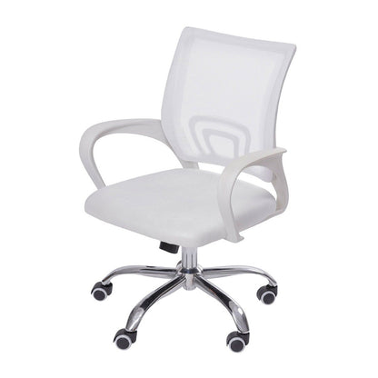 Silla De Oficina Premium Berlin Blanca