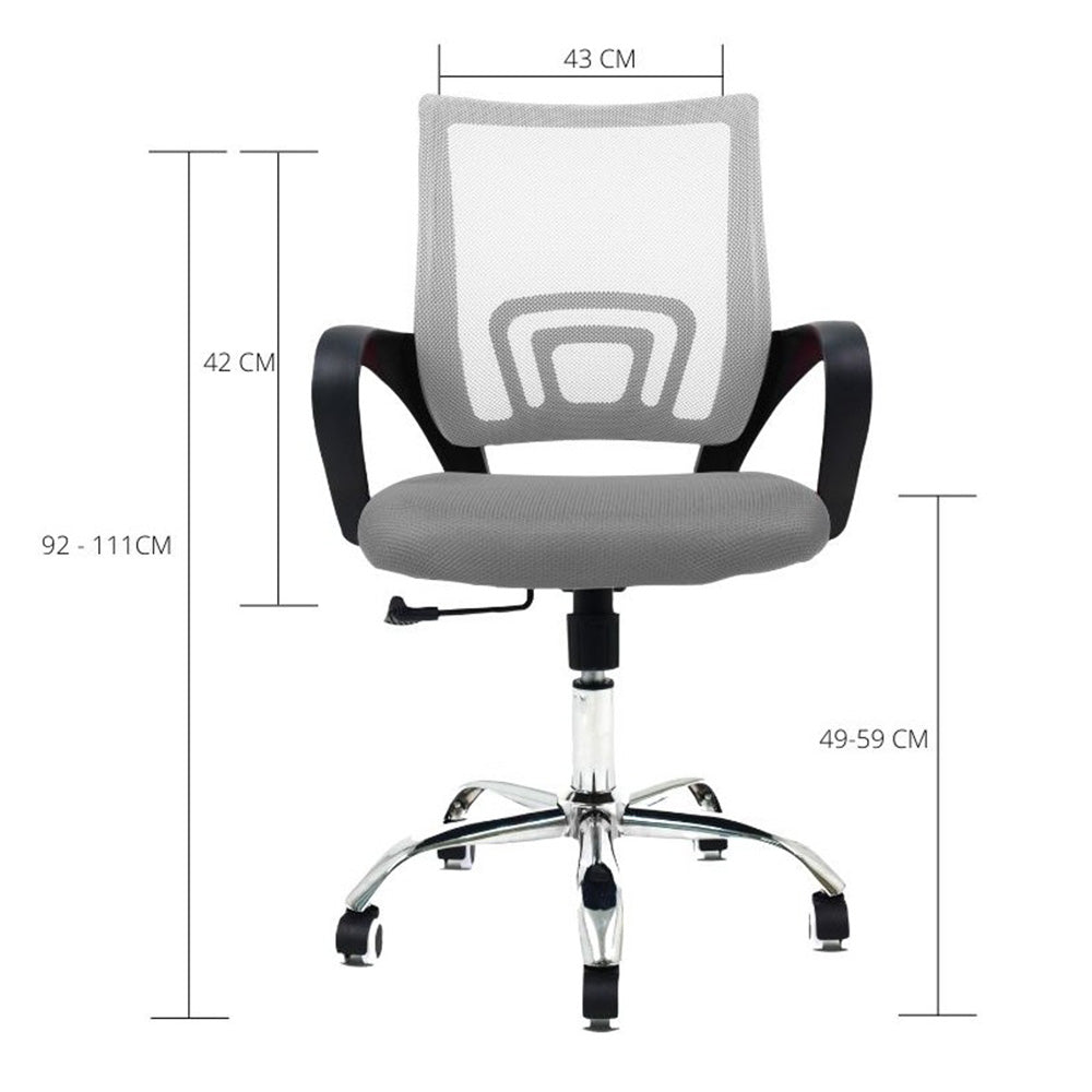 Silla De Oficina Berlin Gris