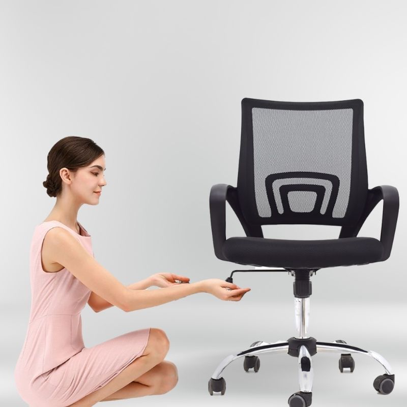 Silla De Oficina Berlin Negro