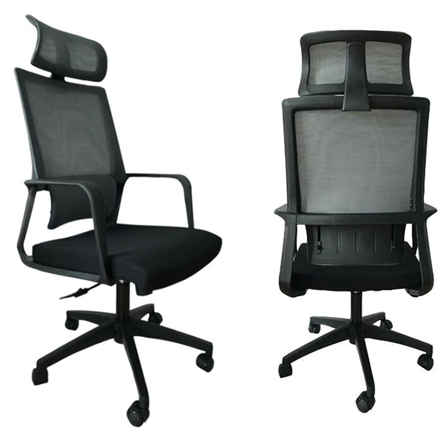 Silla De Oficina Ergonomica Gris