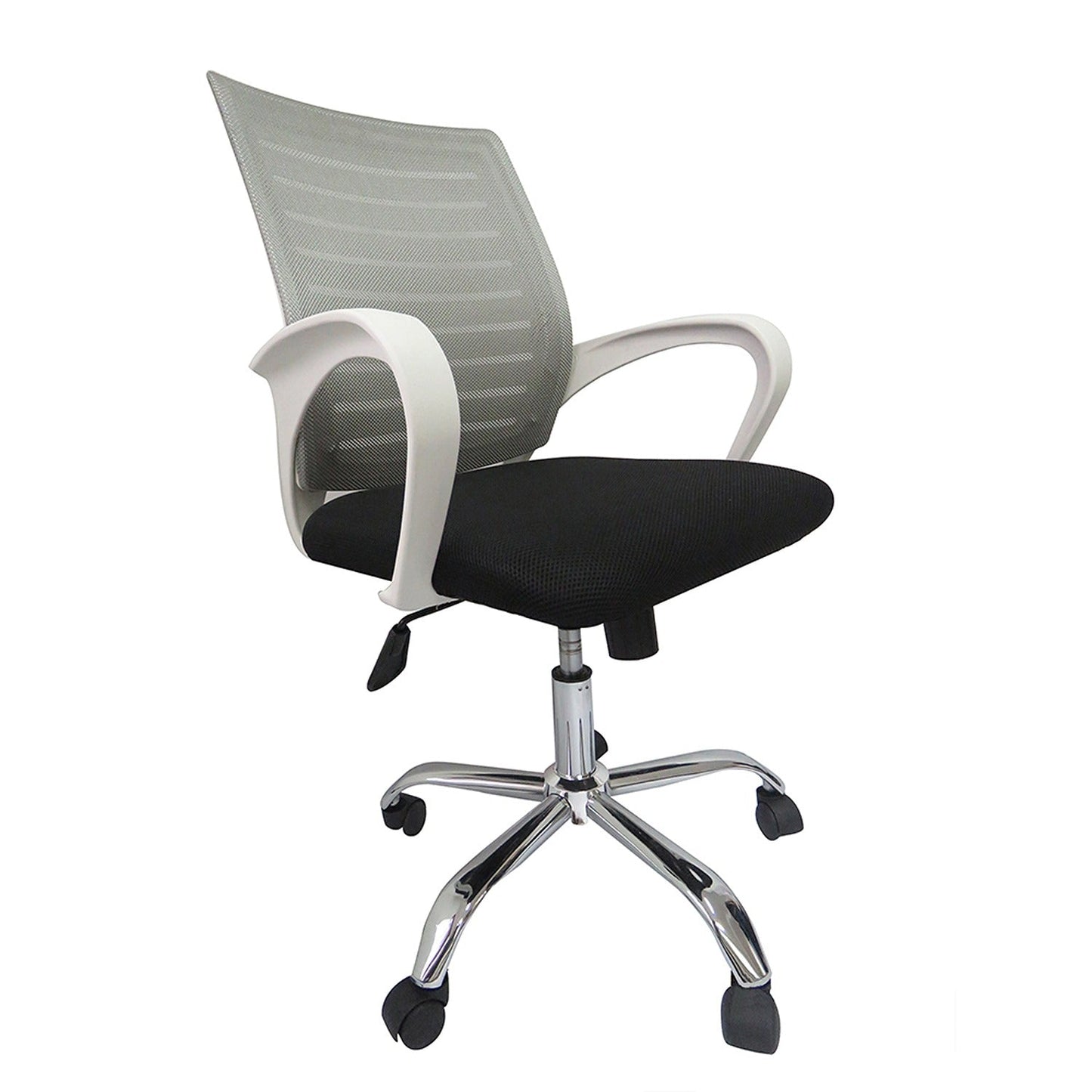 Silla De Oficina Loni Gris Negro