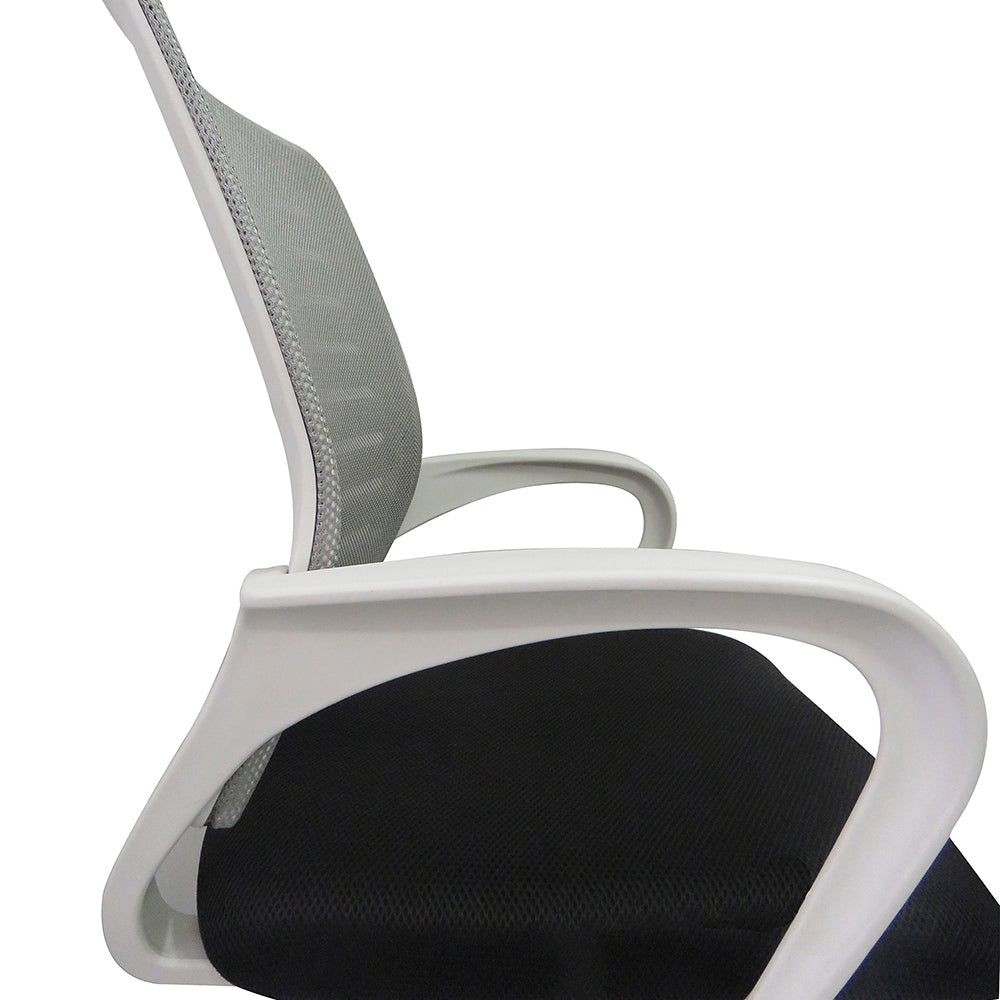 Silla De Oficina Loni Gris Negro