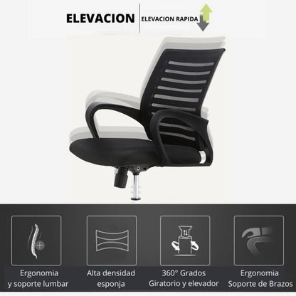 Silla De Oficina Loni Negro