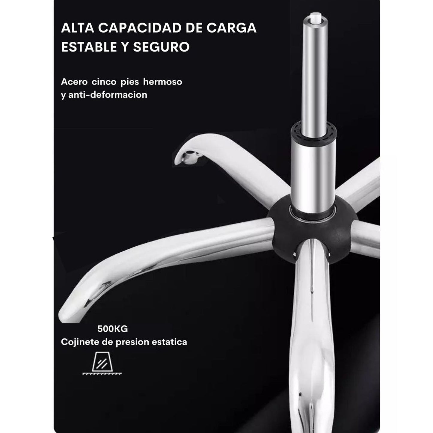 Silla De Oficina GiratoAureth Loni Negro