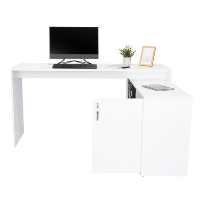 Escritorio En L Novari, Blanco