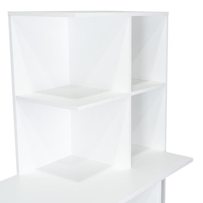Combo Alito Blanco con Escritorio y Biblioteca