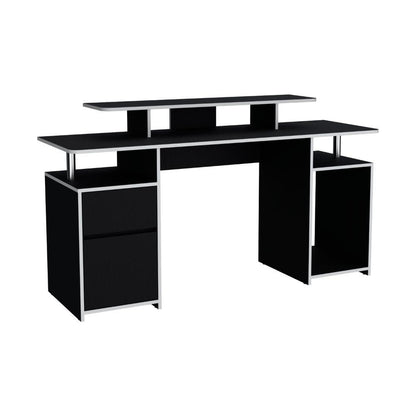 Escritorio Gamer Keria Wengue Blanco