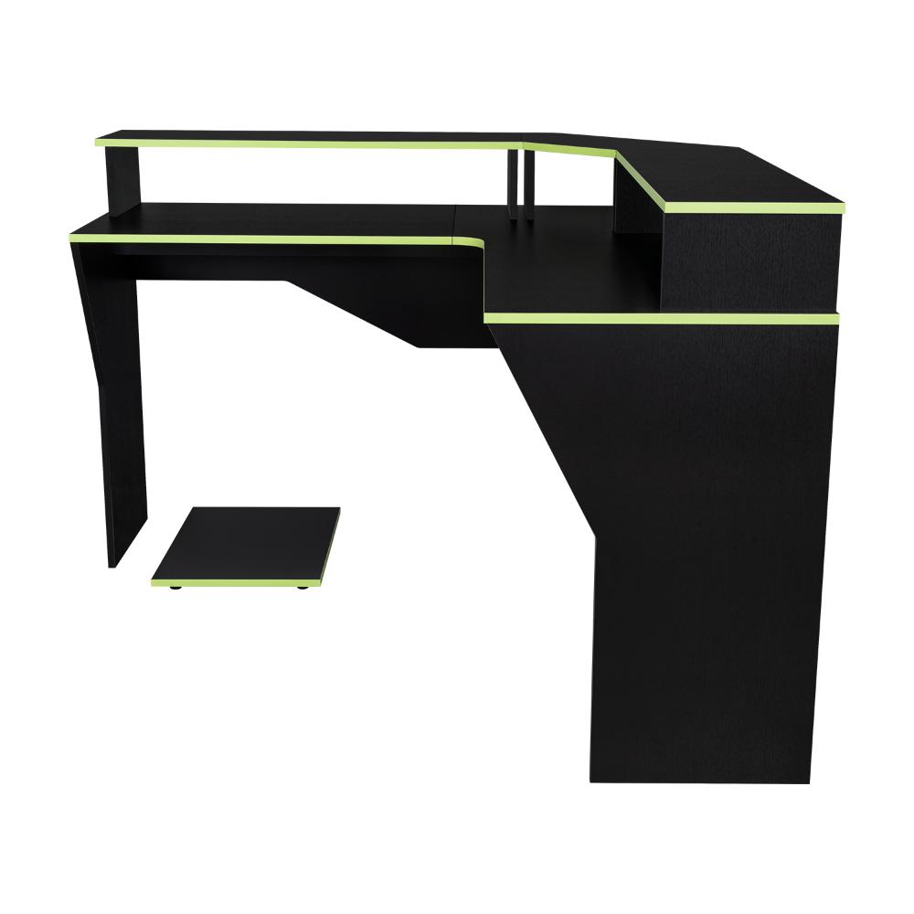 Escritorio Gamer Guma Wengue y Verde