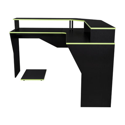 Escritorio Gamer Guma Wengue y Verde