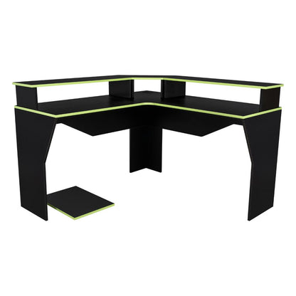 Escritorio Gamer Guma Wengue y Verde