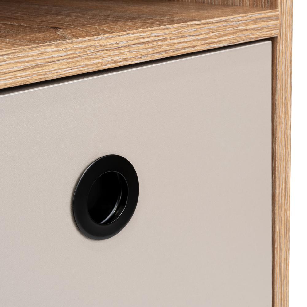 Escritorio Khali Z100 2 Cajones  Miel Taupe