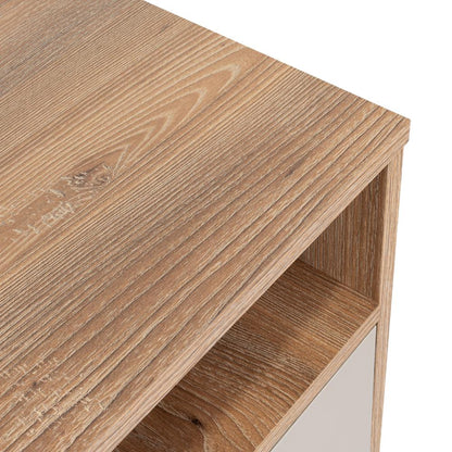 Escritorio Khali Z100 2 Cajones  Miel Taupe