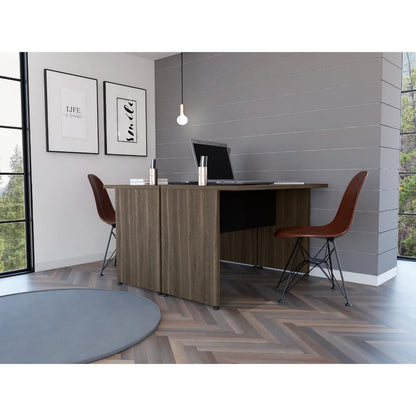 Mesa Escritorio Doble Bellanti Office M 120 X131  Milan Wengue