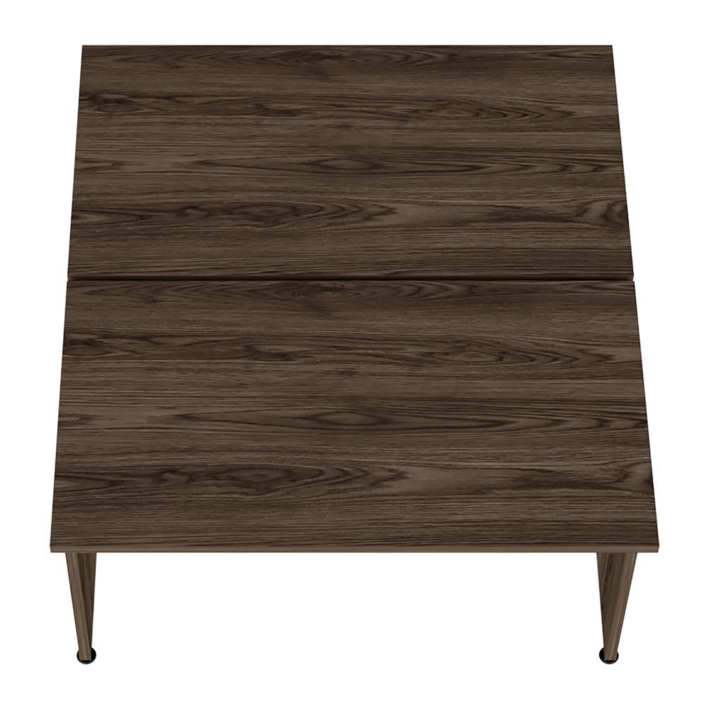 Mesa Escritorio Doble Bellanti Office M 120 X131  Milan Wengue