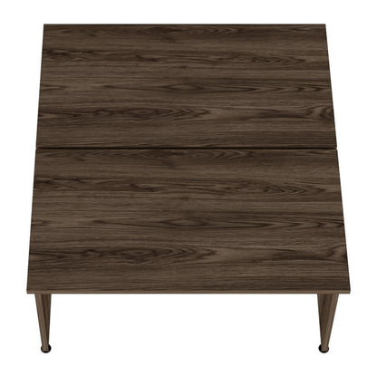 Mesa Escritorio Doble Bellanti Office M 120 X131  Milan Wengue