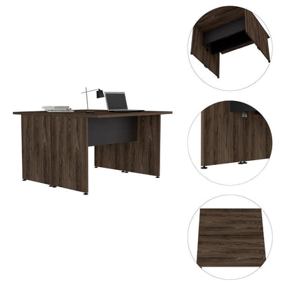 Mesa Escritorio Doble Bellanti Office M 120 X131  Milan Wengue