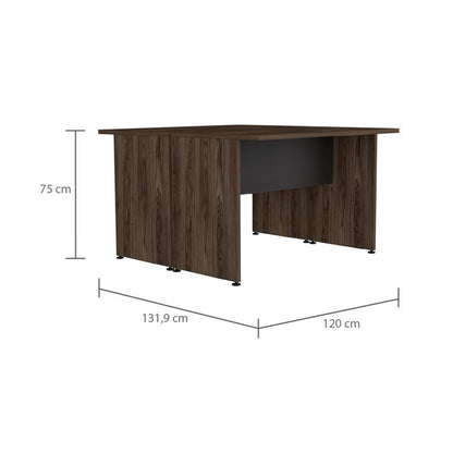 Mesa Escritorio Doble Bellanti Office M 120 X131  Milan Wengue